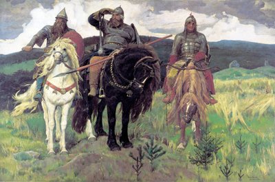 The Three Bogatyrs by Viktor Mikhaylovich Vasnetsov